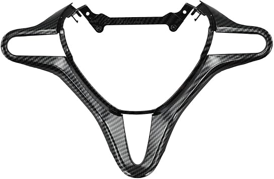 78540-SVA-A01ZA 78540-SVA-A01ZB Carbon Fiber Steering Wheel Cover Trim for Honda Civic 2006-2011   ABS Interior Moulding Decor, Direct Fit OEM Replacement Panel