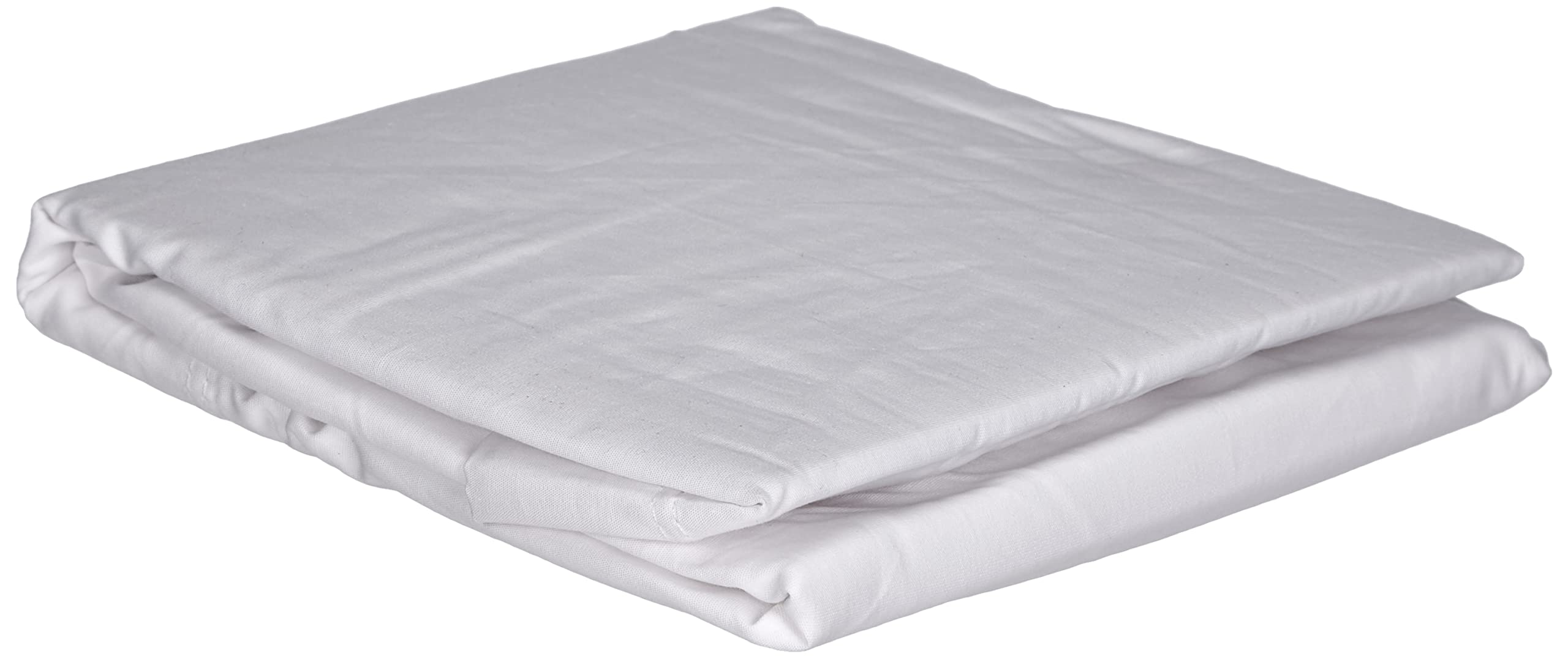 Federa per Cuscino in Percalle a Tinta Unita 85 x 185 cm Bianco DOUCEUR D'INTERIEUR Dolcevita