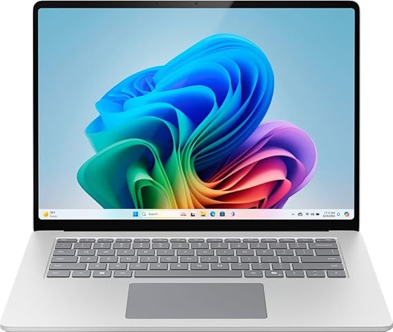 Microsoft Surface Laptop Copilot+ PC 15 Touchscreen Snapdragon X Elite Processor 16GB RAM 256GB SSD, Arc Mouse, and Surface Dock (Surface Dock 2, Black Mouse)