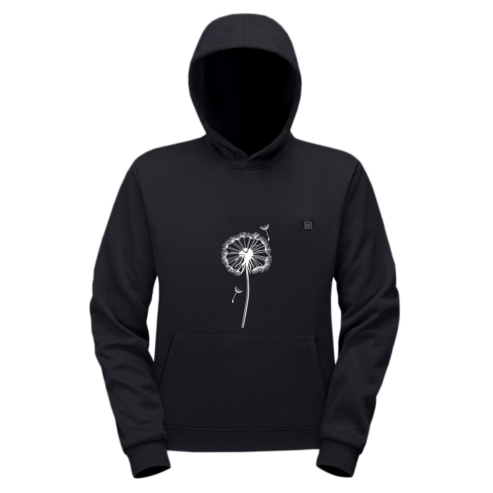 Générique Sweat Chauffant à Capuche USB garçons filles Blouson chauffant Avec 5 Zones de Chauffage 3 Niveaux de Température Plein Air Vestes Chauffantes Coupe-vent Avec Poche De Chauffage Hiver