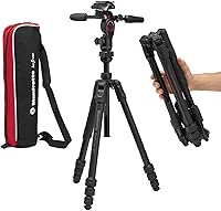 Vista 14 de Manfrotto Befree Kit de trípode avanzado Live de 3 vías, trípode y cabeza fluida en aluminio para cámaras y videocámaras de hasta 6 kg