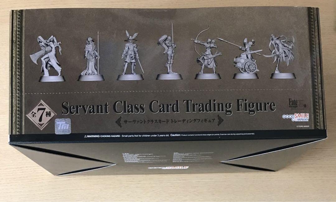 Fate サーヴァントクラスカード トレーディングフィギュアBOX 8個入り