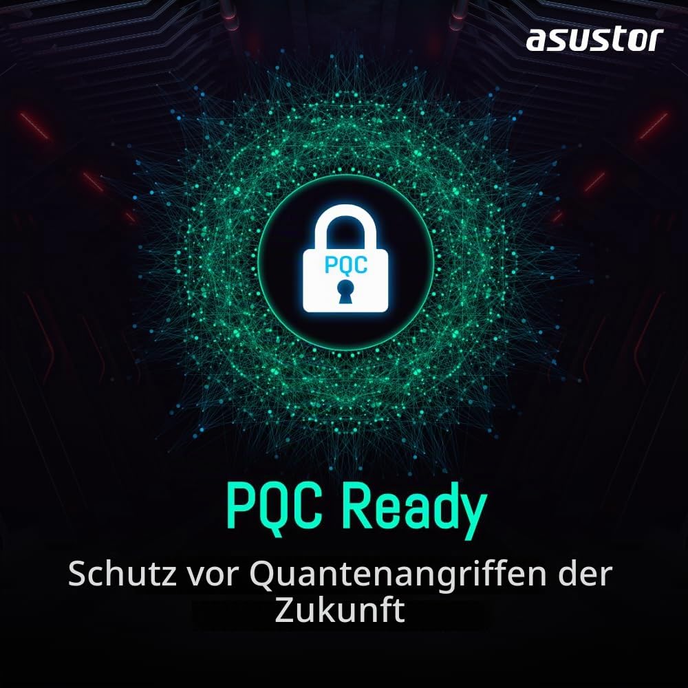 Asustor Lockerstor 10 AS6510T Netzwerkspeicher Gehäuse Quad Core 2.1GHz 8GB DDR4 RAM M.2 NVMe SSD Cache