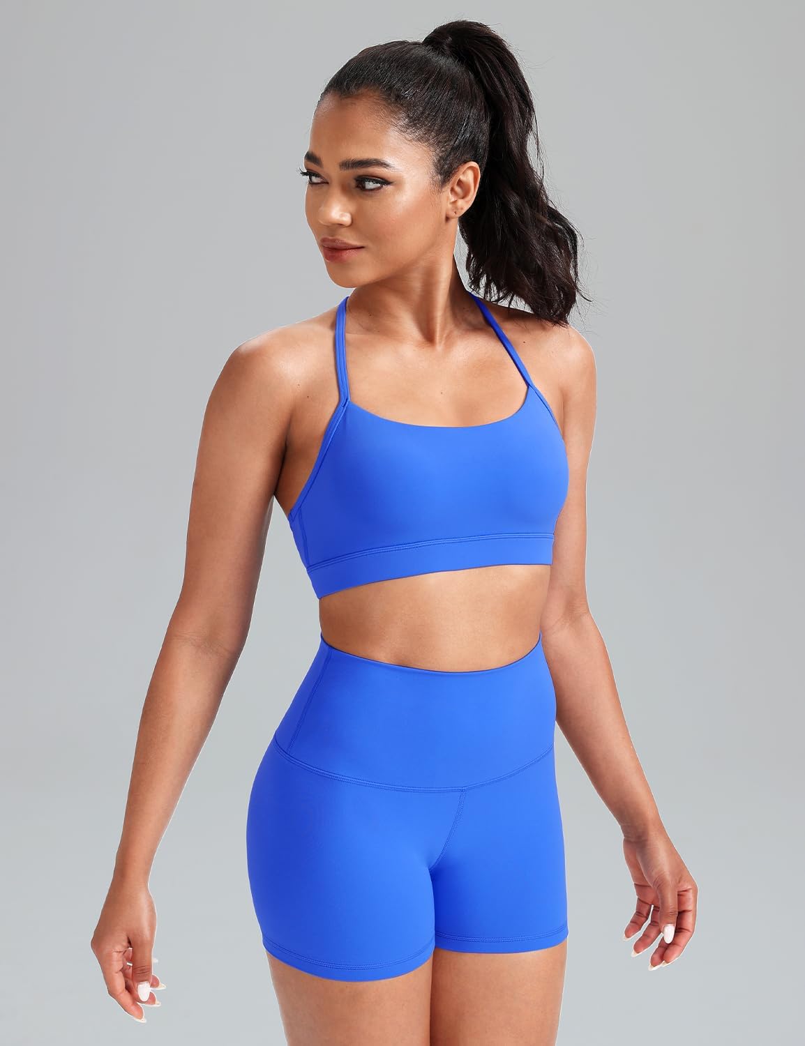 HeyNuts to Freest Womens Y Back Sports Bra, Spaghetti Strap Racerback Low Impact Workout Yoga Tops Padded A-C Cups *Updated