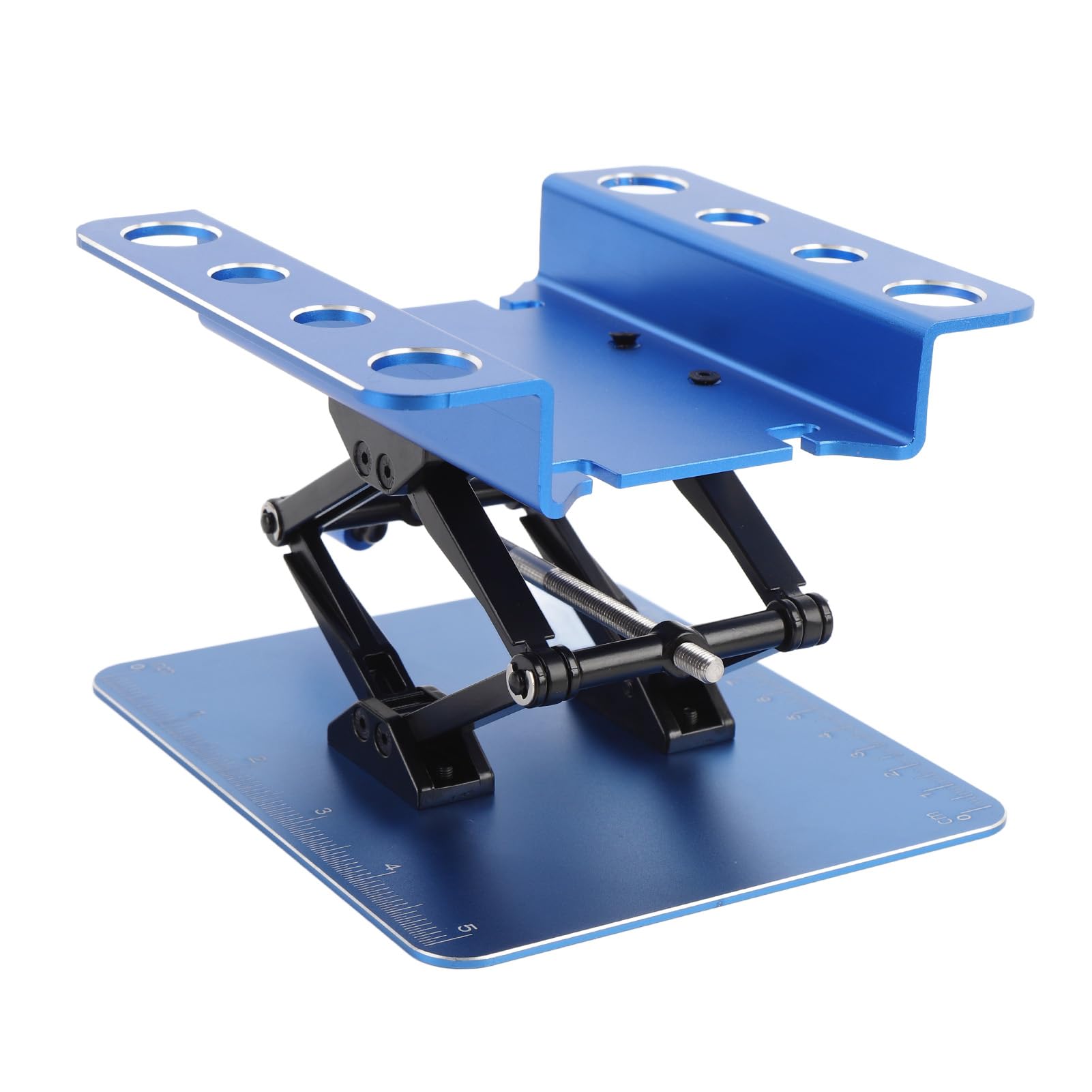 Kadimendium Soporte de Trabajo para Coche RC, Plataforma de Reparación Giratoria de Ajustable de Primera Calidad para Vehículos RC 1:8 y 1:10, Construcción de Metal Simulada (#2)