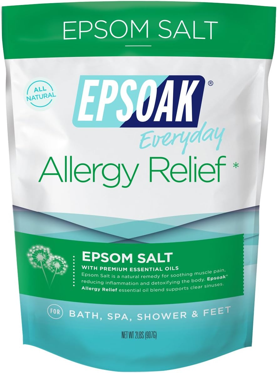 EpsoakEpsom Salt - 2 lbs. Allergy Relief Bath Salts