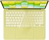シリコンキーボードカバースキン 2026 MacBook Neo 13インチ A18 Pro用 タッチID付き こぼれ防止 防塵 洗濯可能 US/ANSI レイアウト プロテクター アクセサリー 半透明シトラス