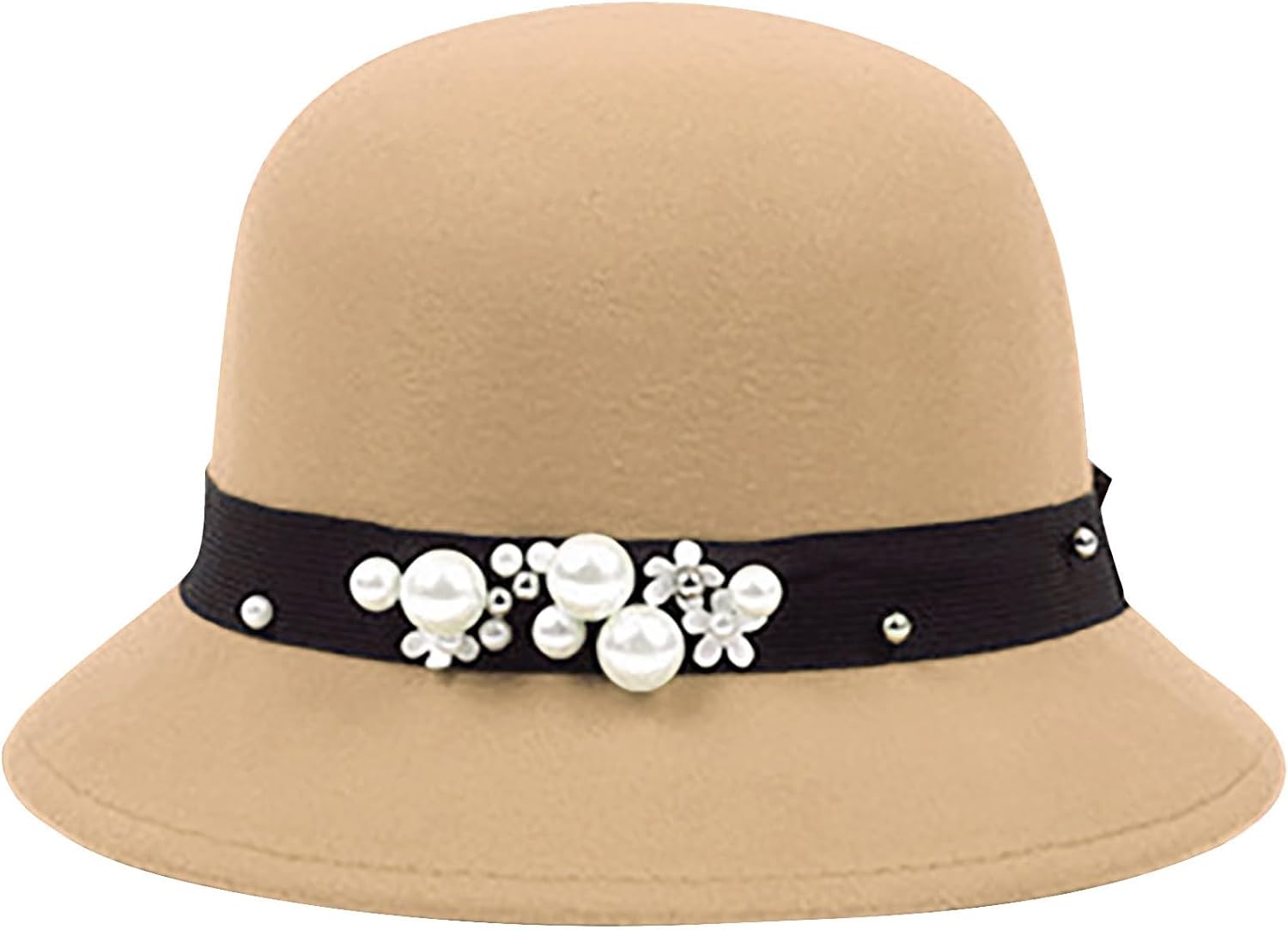 Women's 1930S Bucket Hat Fedora Cloche Church Vintage Bowler 1920S Cloche Bowler Hat