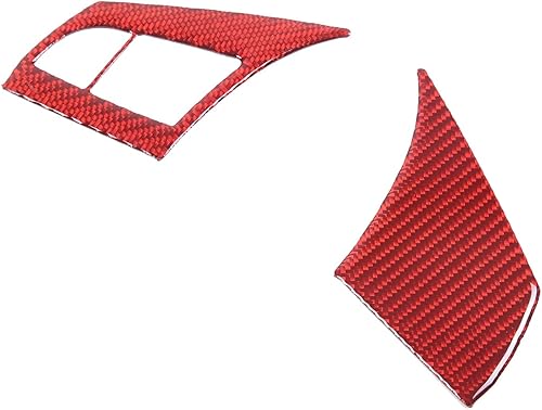 Miniatura 7 de Daeiclru Cubierta del marco del panel del volante para Kia Soul 2009-2013, calcomanía decorativa del volante del automóvil, cubierta del botón del