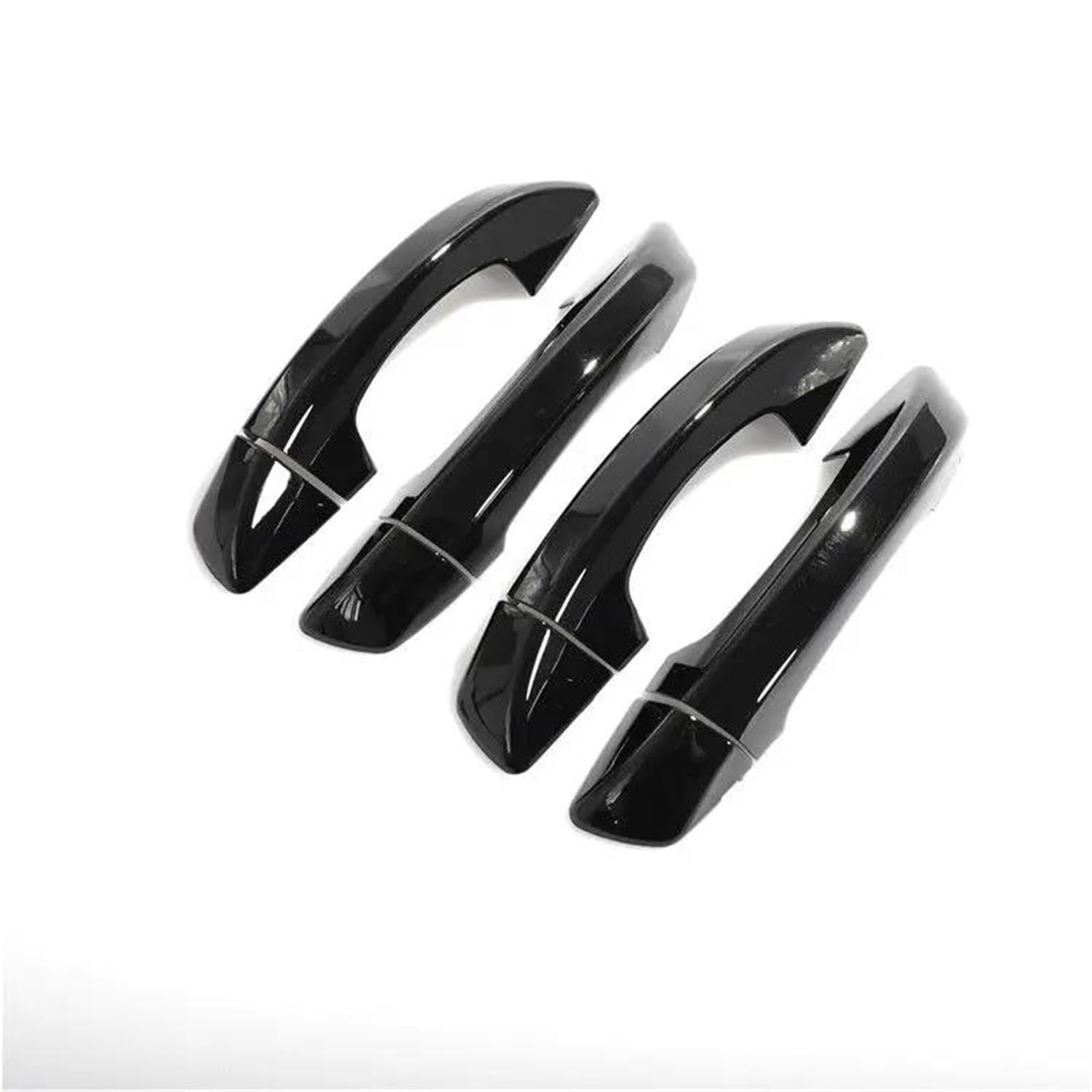 ZAPORA Covers Sticker Glossy Black Chrome Car Door Handle Cover Trim Styling Accessories for VW for Passat CC B6 B7 3c B7.5 7.5 2007-2016(Glossy Black)