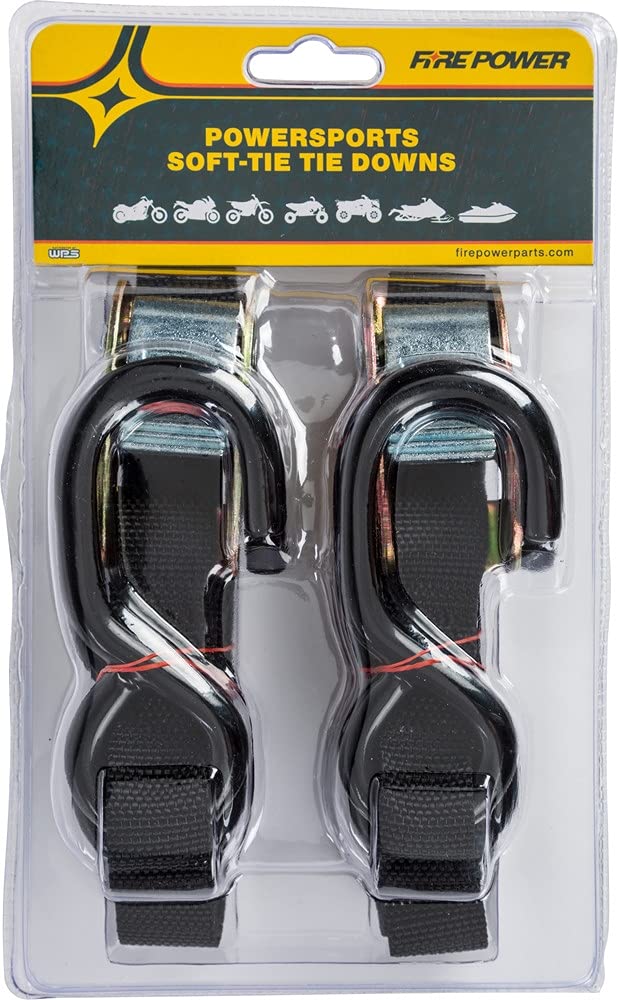 Fire Power 29-1005 1" Tie-Down Black W/Soft Tie 2/Pk