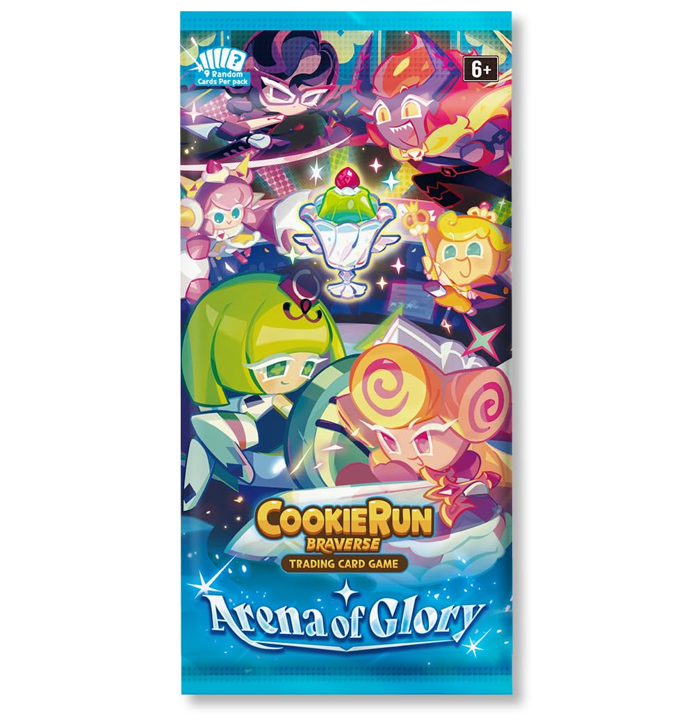 Amazon.com: CookieRun: Braverse Trading Card Game – Arena of Glory Booster  Box | 28 Packs