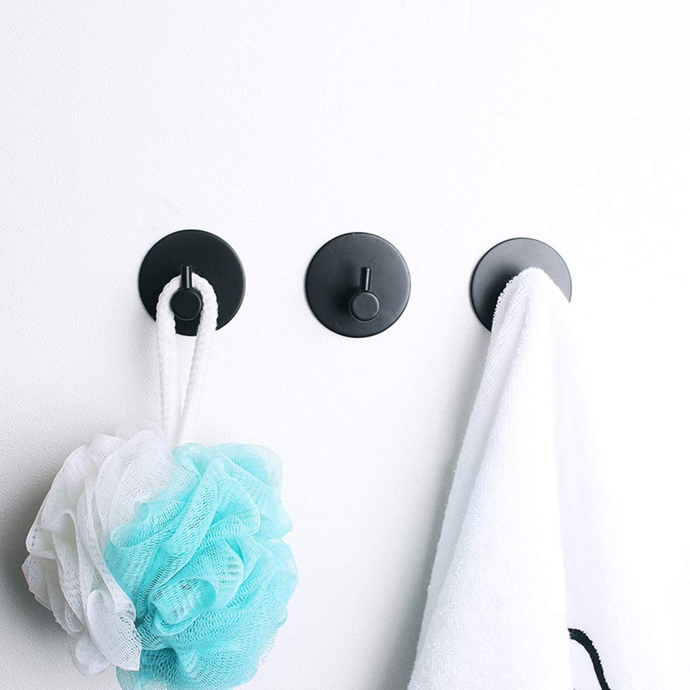 Feligio 4 Pièces Crochet Mural Auto-Adhesif 3M Crochet Mural De Salle