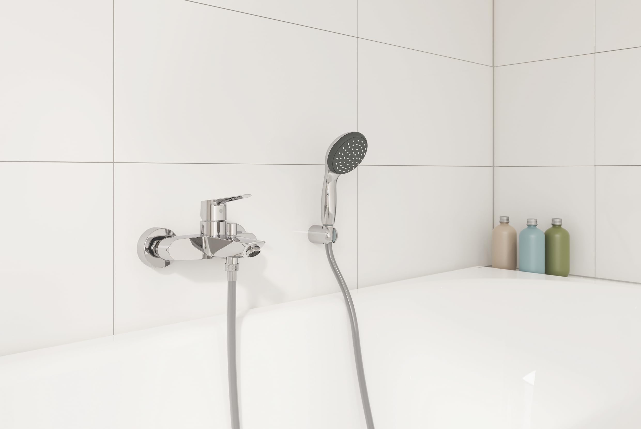 GROHE 23413002 Quickfix Start, Miscelatore Monocomando per Vasca-Doccia, Cromo