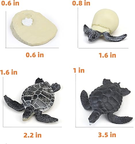 Miniatura 3 de Montessori - Figuras de animales de ciclo de vida con tarjetas flash, figuras de animales realistas, juego educativo de animales a juego para niños