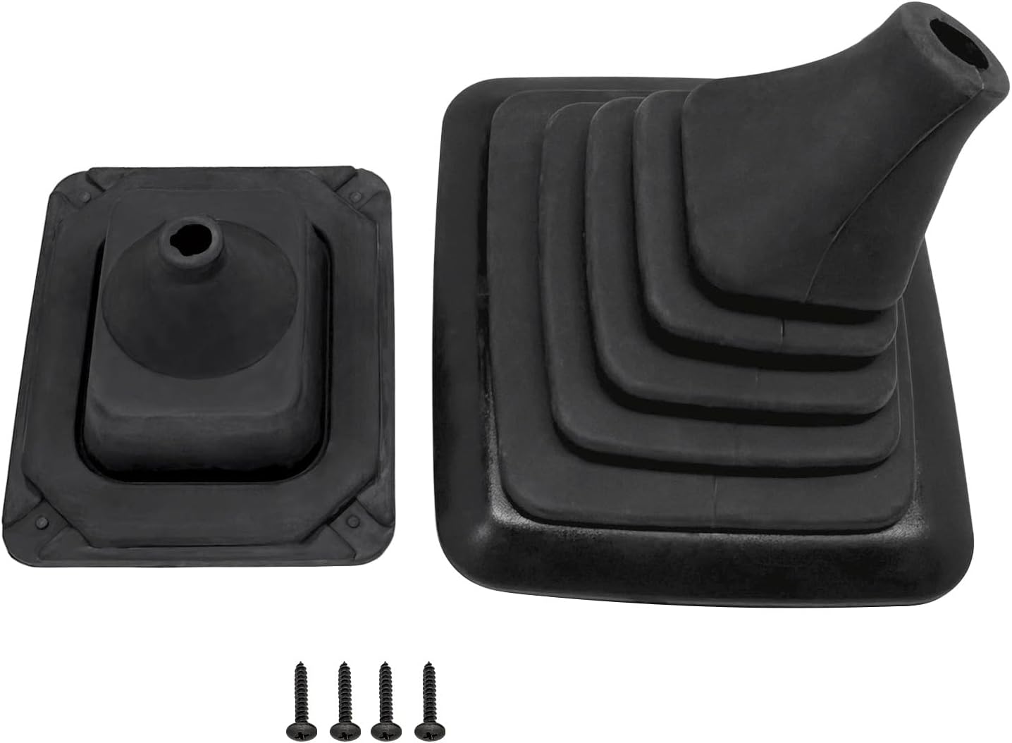 ASKALL Transmission Shifter Lever Boot with Mouting Bracket Compatible with Ford F-150 F-250 F-350 Bronco Replace F5TZ7277BA F5TZ-7277-BA Manual Transmission Shifter Boot