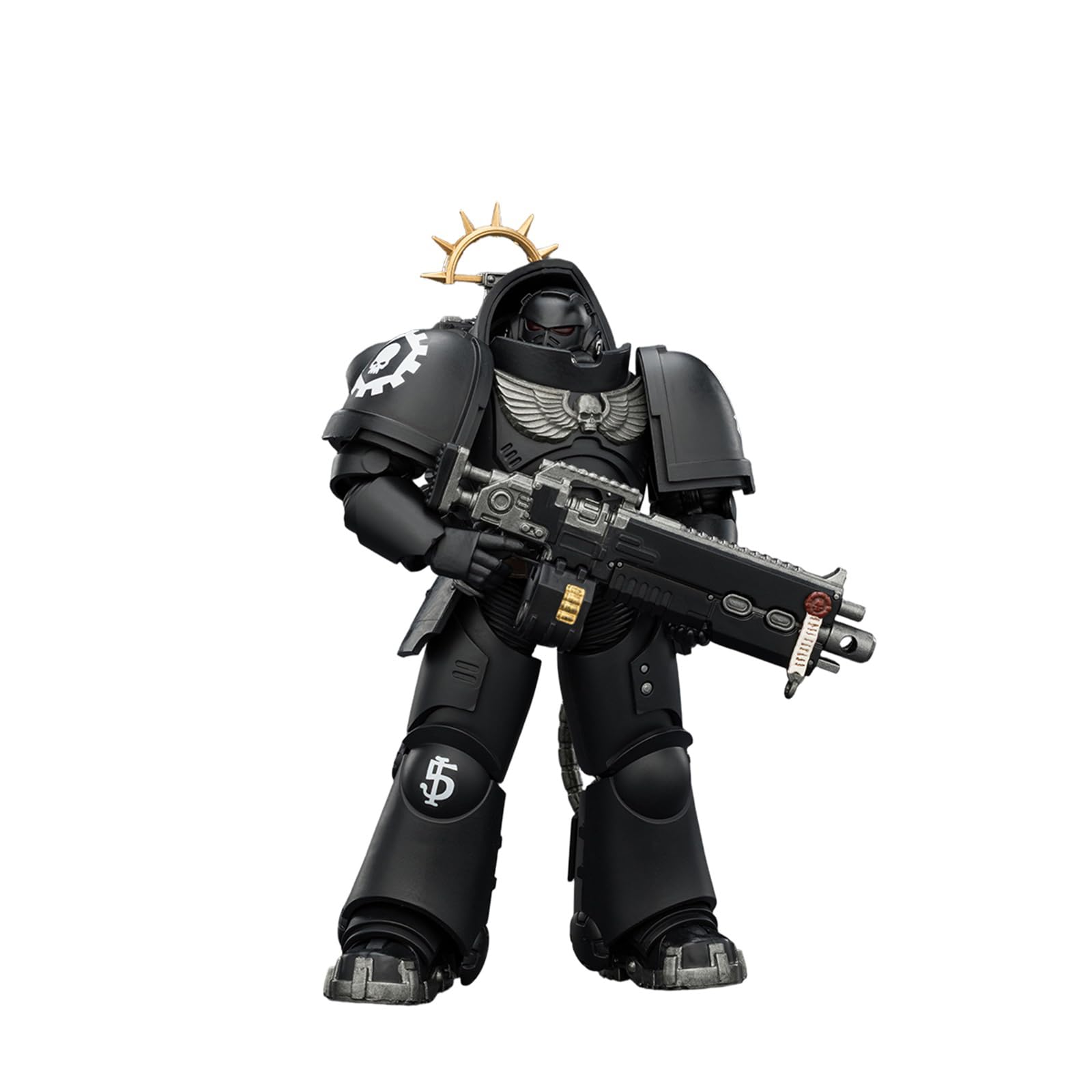 JOYTOY Warhammer 40K 1:18 Action Figures, Game Edition Iron Hands Heavy Intercessor with Heavy Bolt Rifle and Bolt Pistol, 12CM Height Collectible Action Figures