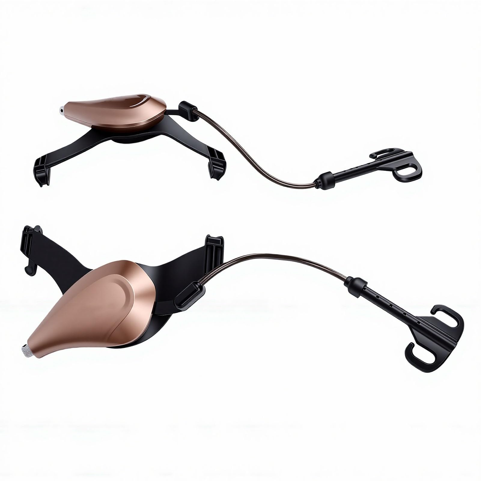 Generic Dispositivo para Caminar Portátil, Ayuda Ligera para Caminar para Viajeros Diarios y Excursionistas, par de Longitud Ajustable, Material ABS