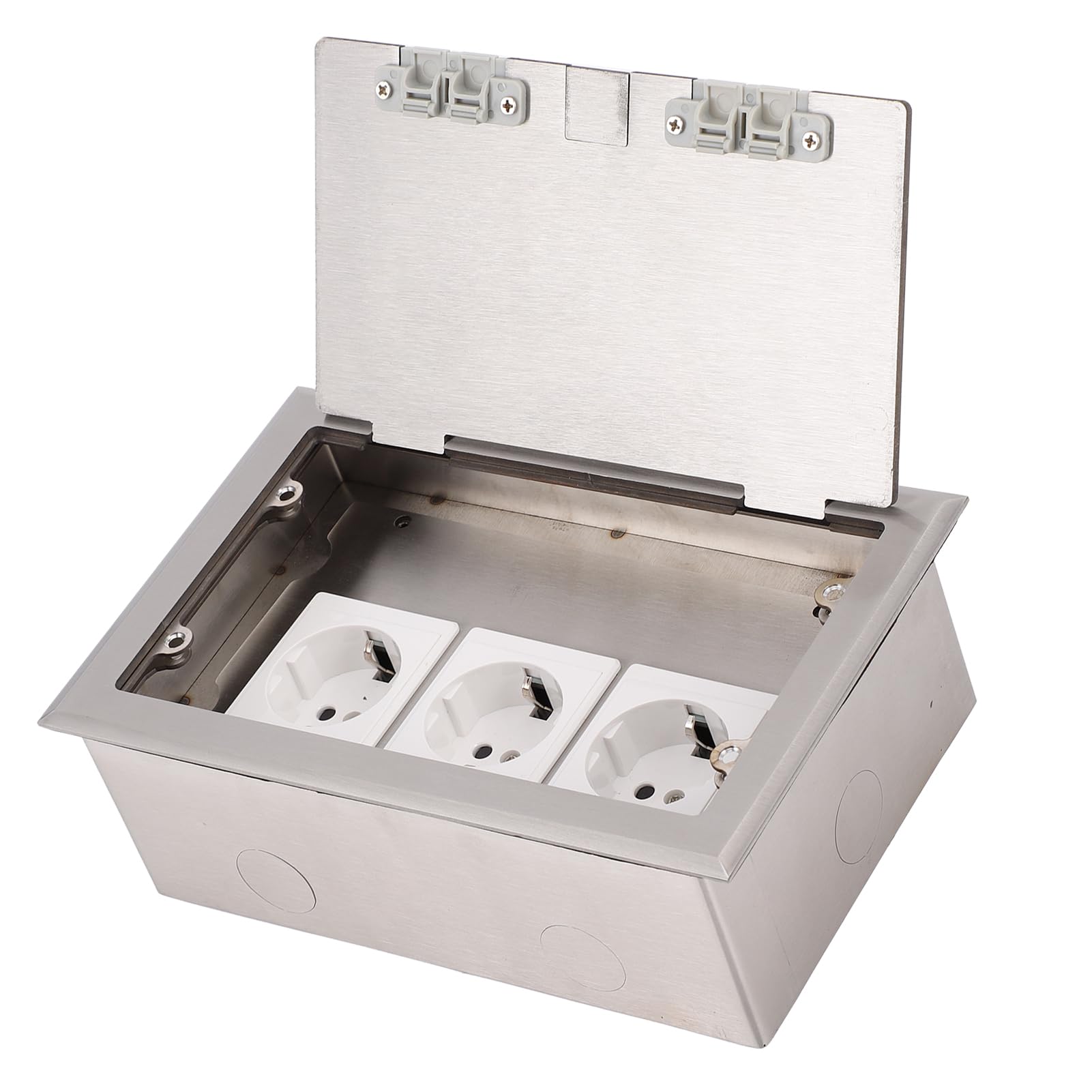 FTVOGUE Encastré Sol Socket avec Boîte en Acier Inoxydable