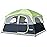 UNP Tents for Camping 6 Person Tent for Family Waterproof Windproof Easy Setup Cabin Tent, Upgraded Ventilation 5 Large Mesh Windows 10\'x9\'x78inch(H)