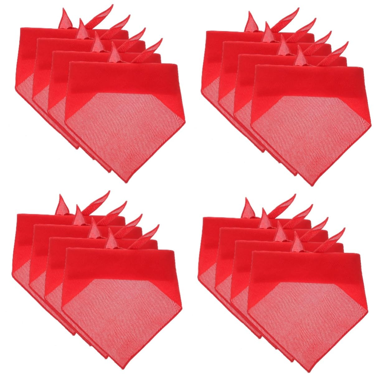 POPETPOP Hundeschal 16 Stück Haustier-Hunde-Lätzchen Welpen- Bunte Welpen- Bunter Schal -Bandanas -Sabber-Lätzchen -Kopftuch-Zubehör Große Bandanas