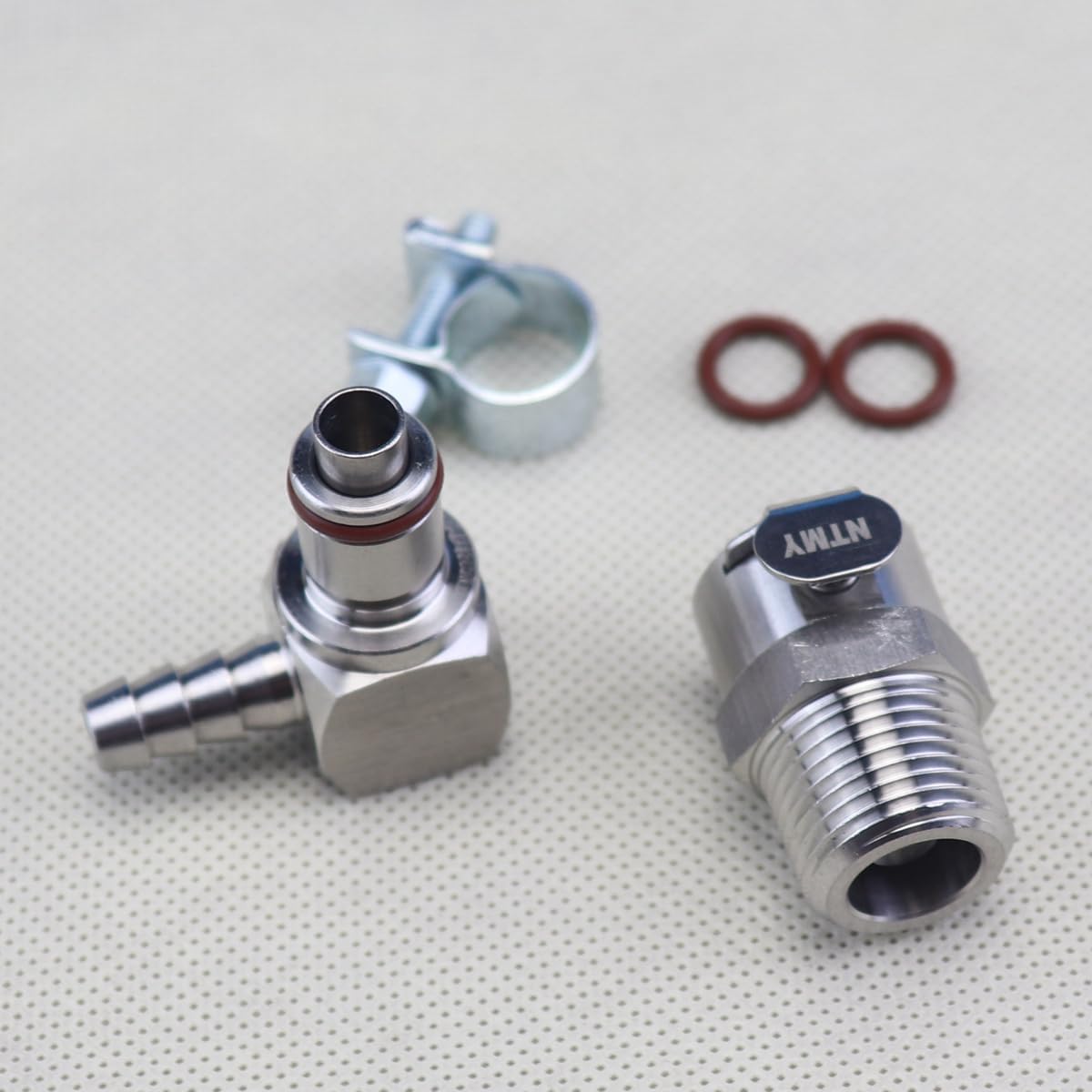 Quick Disconnect Gas Fuel Hose 1/4 Line Coupling Kit Compatible with Fits For BMW K1200GT, K1200R, K1200R Sport, K1200S, K1300GT, K1300R, K1300S, K1600GT, K1600GTL, R1200C