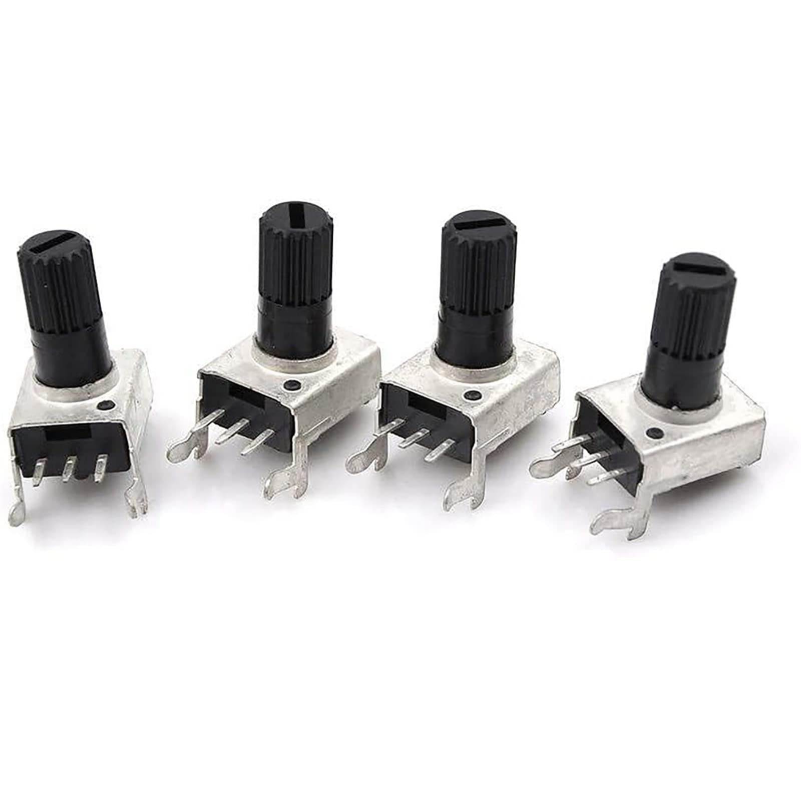 Accesorios de Bricolaje 50 Uds RV09 3PIN Eje Vertical Horizontal 1k 2k 5k 10k 20k 50k 100k 200K 500K interruptores de potenciómetros de Sellado de resistencias Ajustables (Size : 5K Ohm)