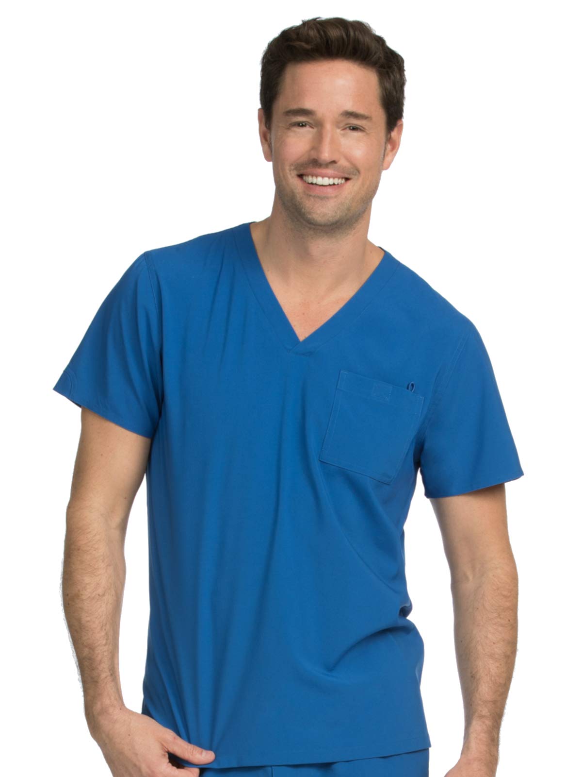 Med Couture Men's Performance 1-Pocket Scrub Top