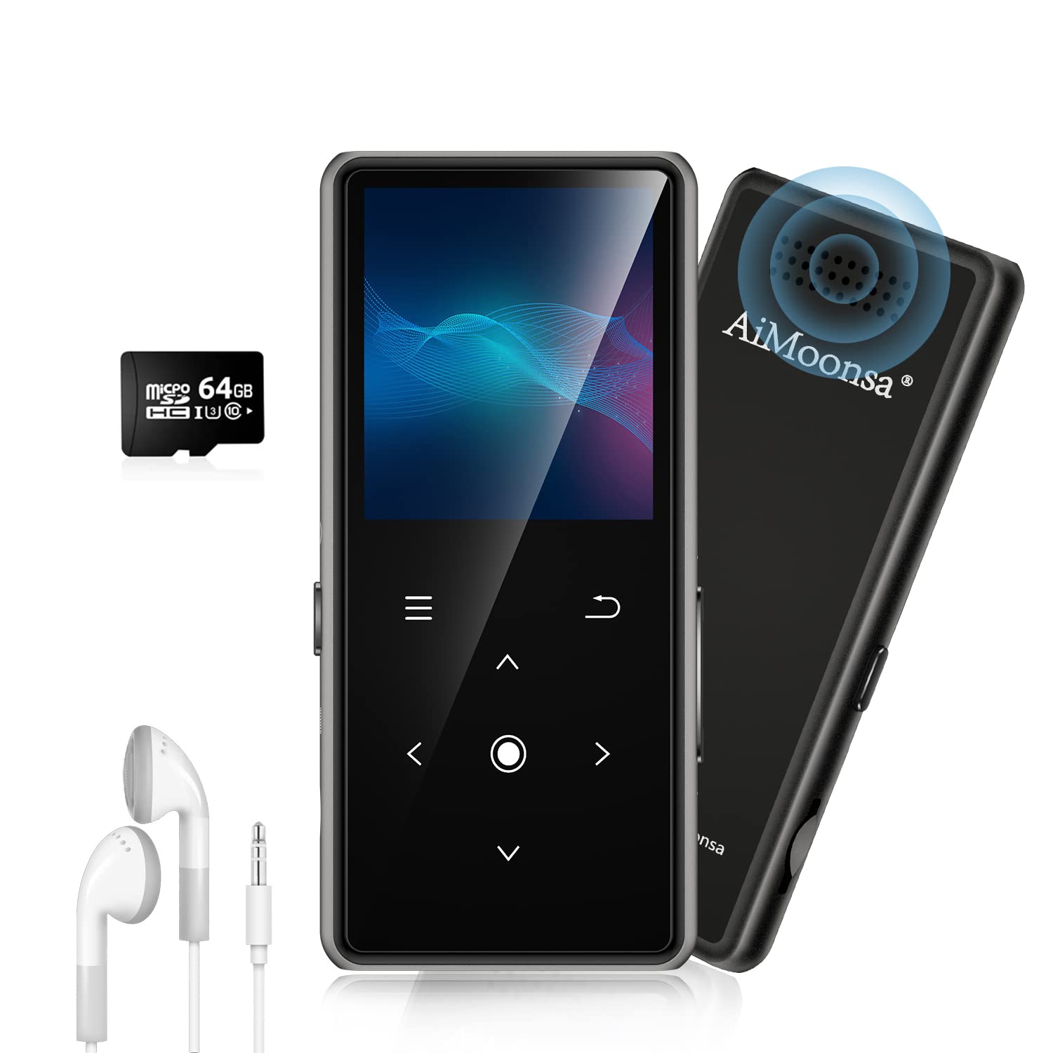 Buy 64GB MP3 Player with Bluetooth 5.2, oonsa Music Player with Built
