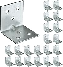 OMIDEAS Staffe Angolari In Acciaio - 20 Pezzi, 60x60x16 Mm, Per Rinforzo Mobili E Mensole - Foto 9