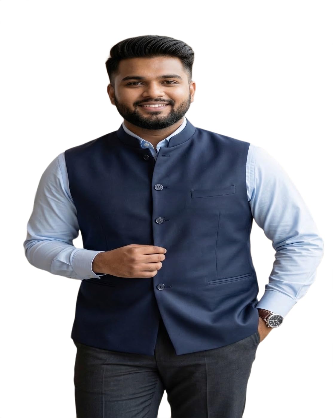 Plus Size Modi Koti,Nehru Jacket For Mens 3-picture-55