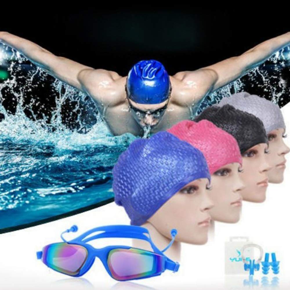 Occhialini da Nuoto, Regolabile Occhialini da Nuoto, Anti-Nebbia Protezione UV di Nuotata Occhiali for Unisex Adulto Uomini Donne Gioventù Scherza Il Bambino(3-Pack)