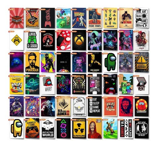 Kit 30 Placas Decorativas Mdf - Heróis - Geek - Marvel - Dc