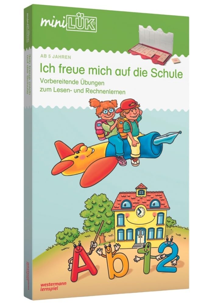 miniLÜK-Set: Vorschule Ich freue mich auf die Schule: Vorbereitende Übungen zum Lesen- und Rechnenlernen für Kinder ab 5 Jahren (miniLÜK-Sets: Kasten + Übungsheft/e)