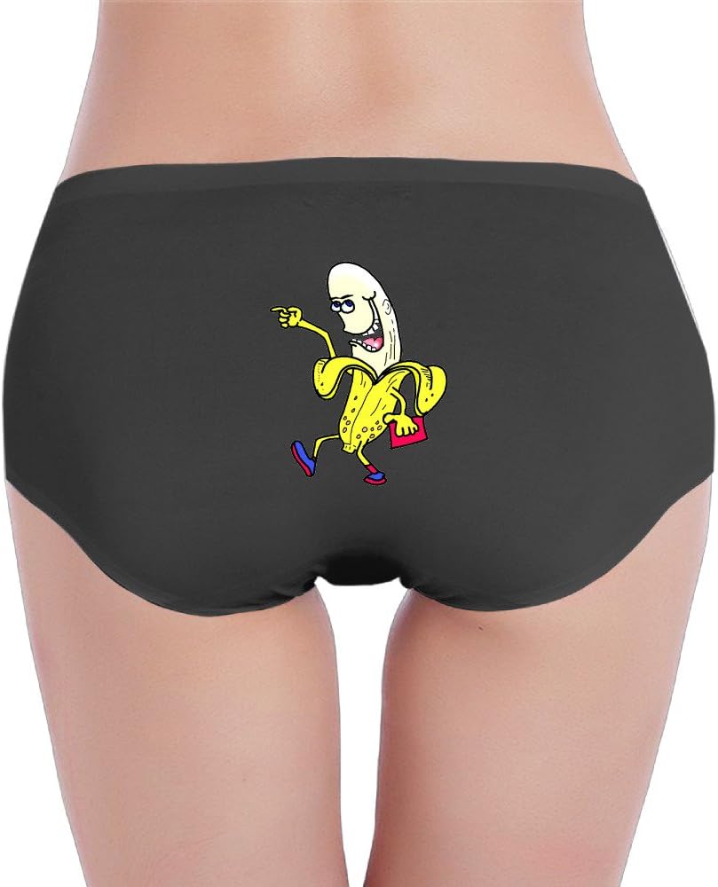 ALSSR Women's Cute Banana Seamless Briefs