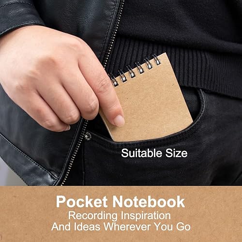 Miniatura 5 de Cuaderno pequeño en espiral de 3 x 5 (paquete de 20) tamaño de bolsillo, notas de campo, bloc de notas de notas, bloc de notas Steno, cuaderno de