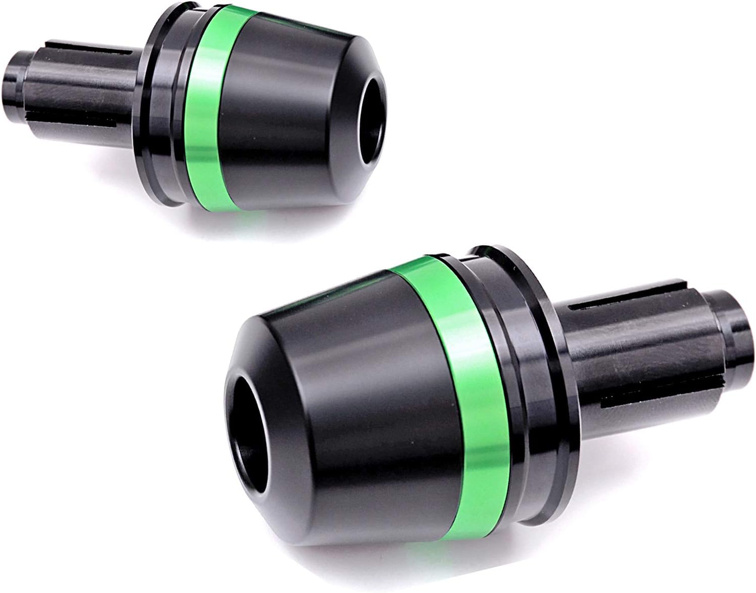 Green Dome CNC Bar Ends Set Compatible with SuperSport S 2017-2018 17 18