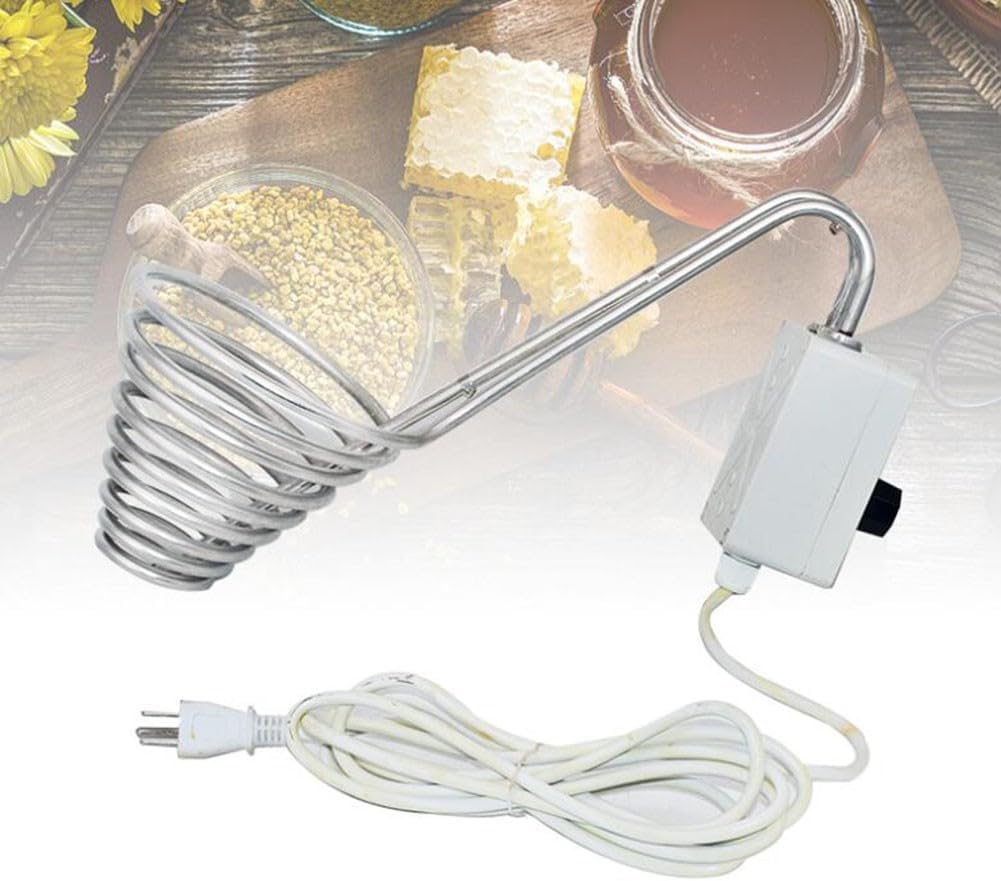 Heating Circle Honey Melter with Thermostat Honey Heater to Filter, Honey Crystallized Honey Extractor Beekeeping Equiment Tools