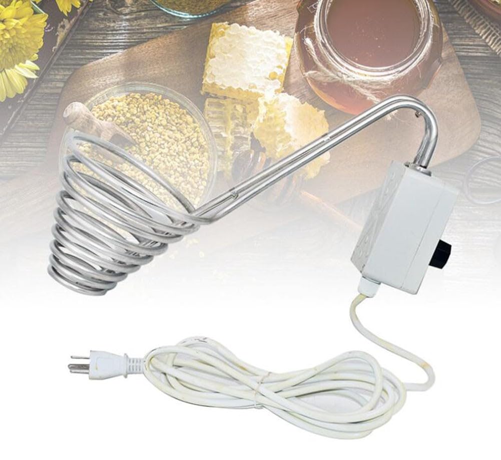 Fondeur à miel en acier inoxydable avec thermostat pour l'apiculture, chauffage efficace pour réservoir de stockage et cire d'abeille, équipement d'apiculture essentiel