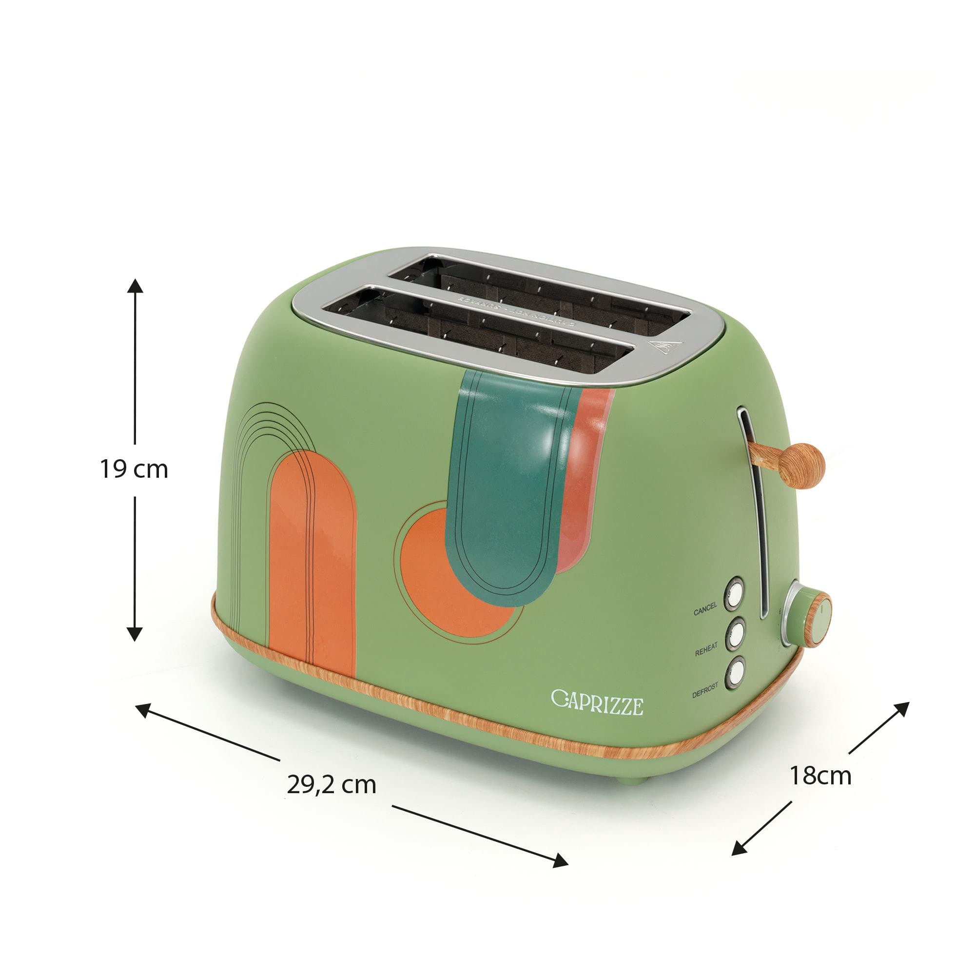 TOSTADOR "KAITO VERDE DISEÑO ARCO " NATURE ECO DESIGN Cura della persona e salute
