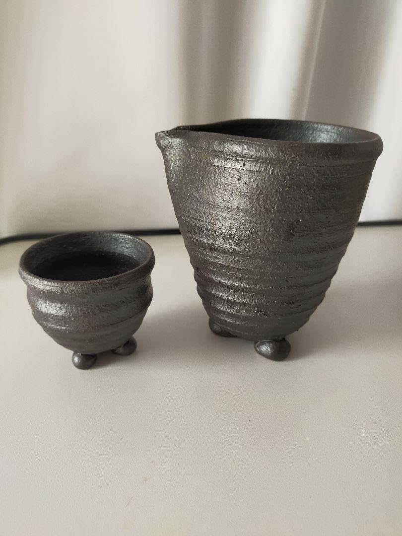 Sake Ceramics Katakuchi Guinomi Set
