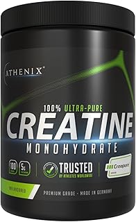 Premium Creatine Monohydrate, Creapure® – 100% Ultra Pure Micronised Powder, Unflavored for Muscle Growth, Strength & Performance – Premium Grade Made in Germany, Vegan (500g | 5g per Serving)