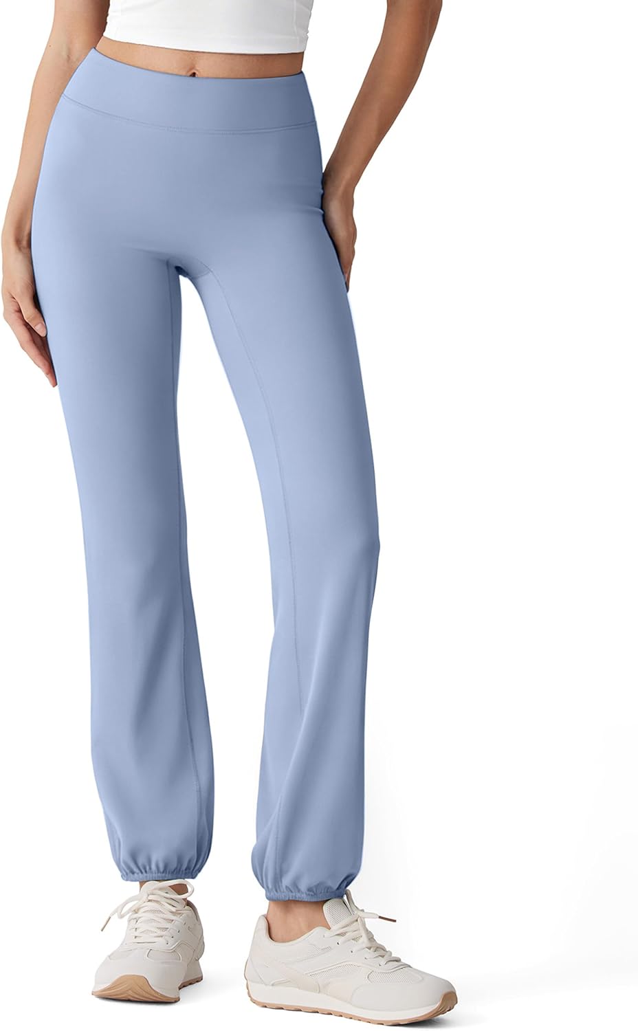 MOOSLOVER Women Quick Step Bubble Pants High Waisted Balloon Joggers Yoga Pilates Dance Casual Lounge Pants