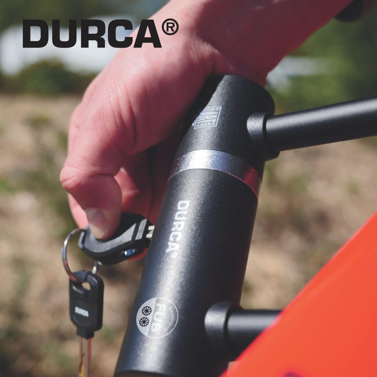 Antivol U Vélo 140x275 mm - Acier Trempé 14 mm - Certifié ART2 et Certifié FUB 2 Roues - Clé Lumineuse - Cache Anti-Poussière - Protection Cadre