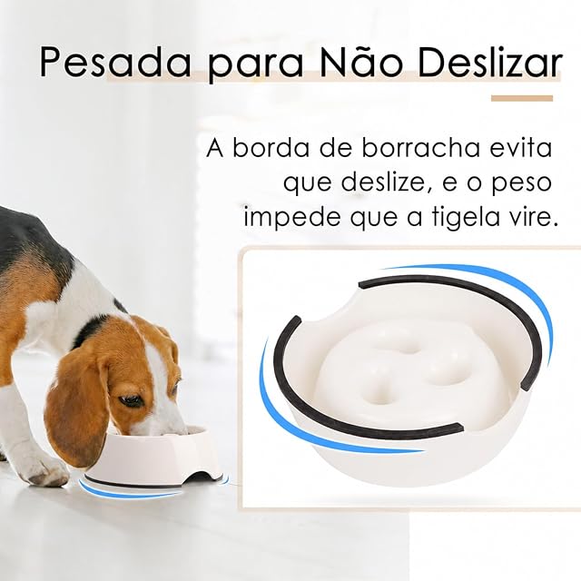 Foto 4 de 6 de SUPERDESIGN - Cuenco para Perros y Gatos, comedero Lento, para Hacer hábitos de alimentación Lenta…
