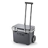 22 QT Ultra-Light Wheeled Cooler with Handle, Hard Insulated Portable Ice Chest Box for Beach, Drink, Beverage, Camping, Picnic, Fishing, Boat, Barbecue