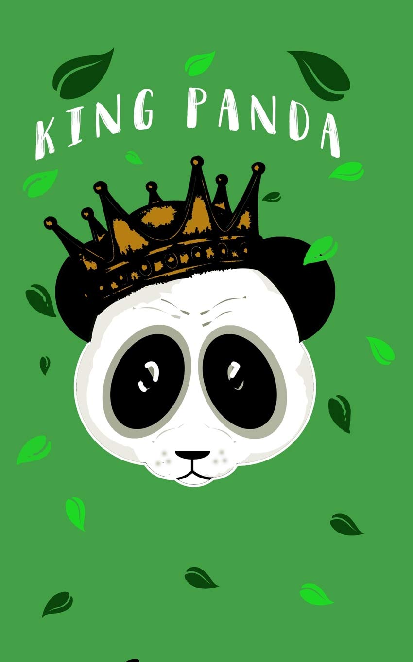 King Panda: Notebook Journal Diary for Kids Students - Large 5.8x11 Lined Ruled School Composition Book for Writing & Journaling (King Panda With Crown Gift Ideas)