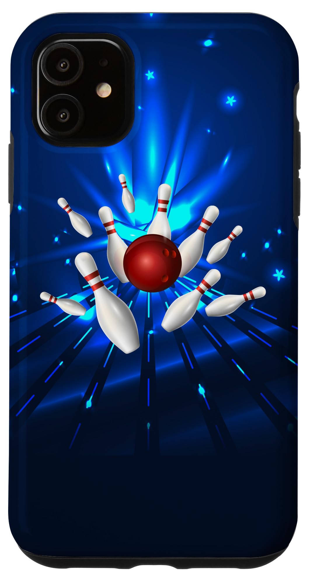 Strike Bowl Bowler Player Bowling Spare Athlete League Gift Case for iPhone 11