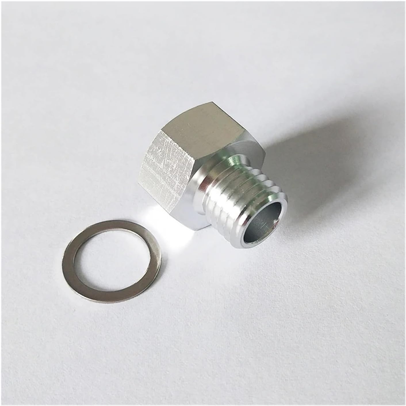 LS Oil Pressure Sensor Adapter Oil Pressure Sensor M12*1.5 Adapter To 1/8 NPT Port Fitting Fit For LS Engine Swap LS1 LSX LS3 Stainless Steel Fitting