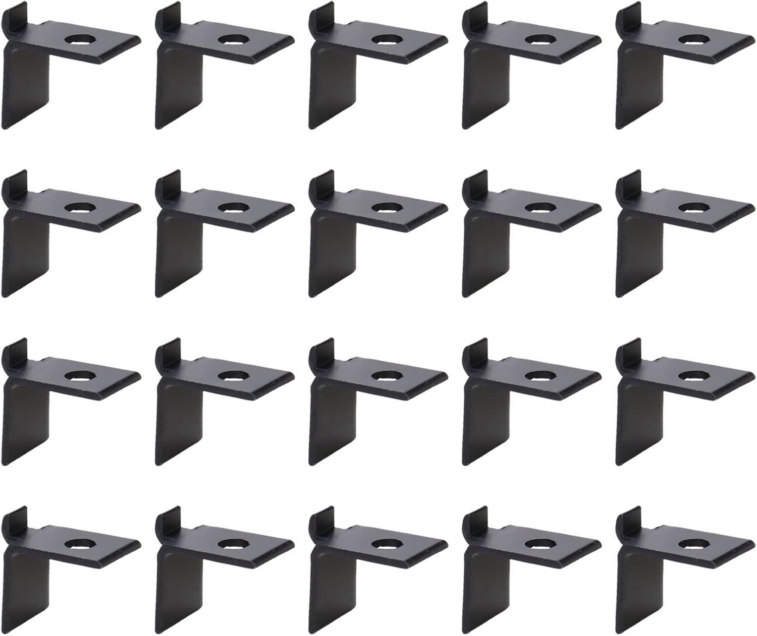 Antrader 20Pcs Adjustable Supports Clip,Pilaster Shelf